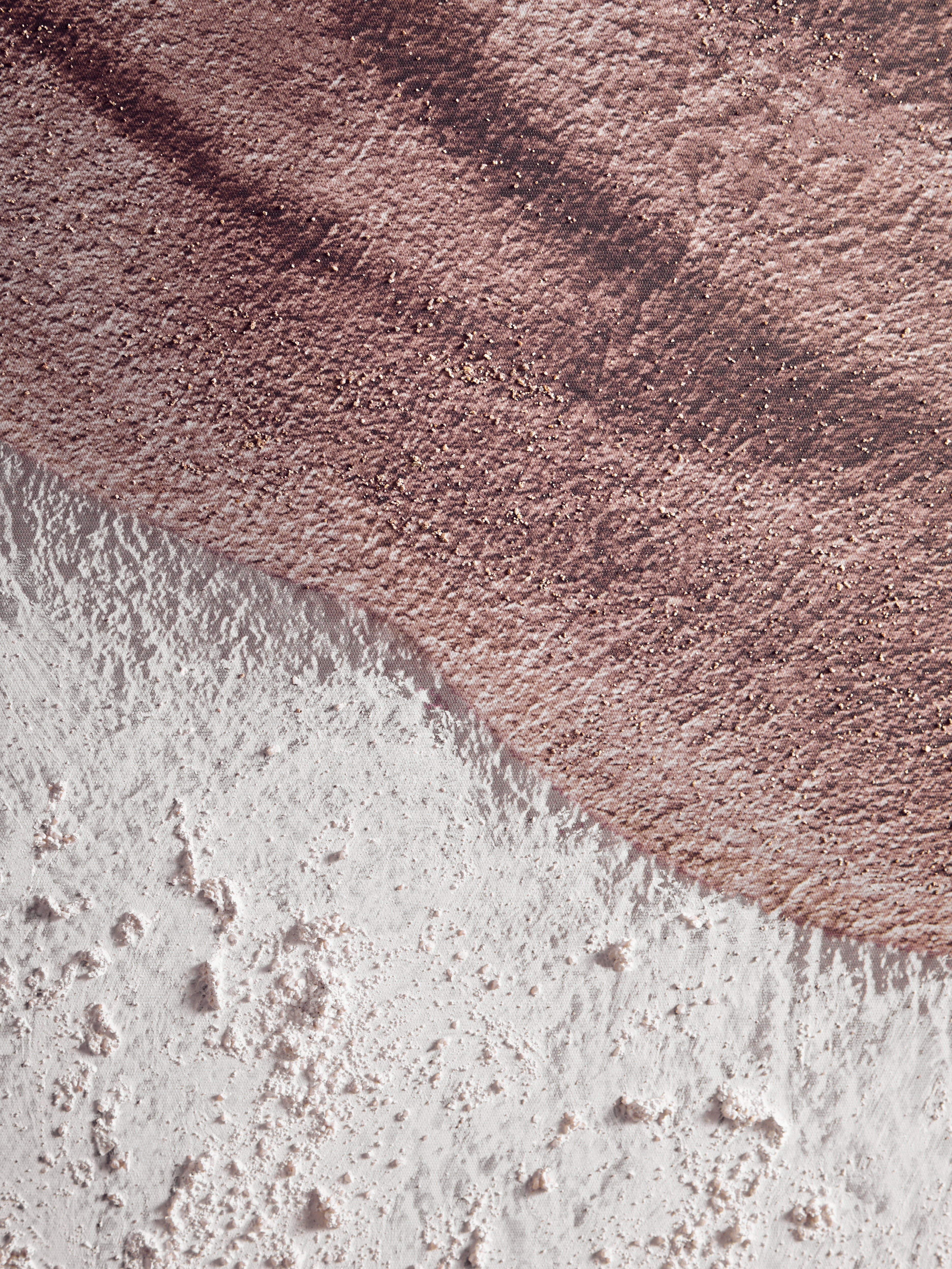 Noah Textured Brown Stripes Wall Art